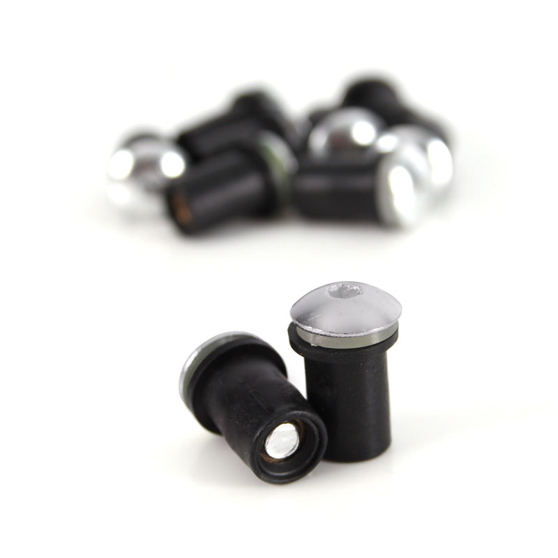ITL WINDSCREEN BOLT KIT WITH WELLNUT (SILVER)