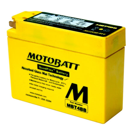 Motobatt MBT4BB Battery Quadflex