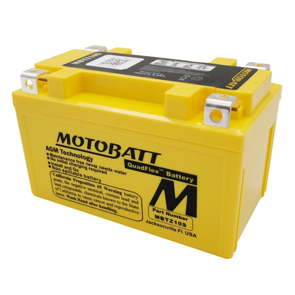 Motobatt MBTZ10S Battery Quadflex