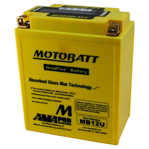 Motobatt MB12U Battery Quadflex