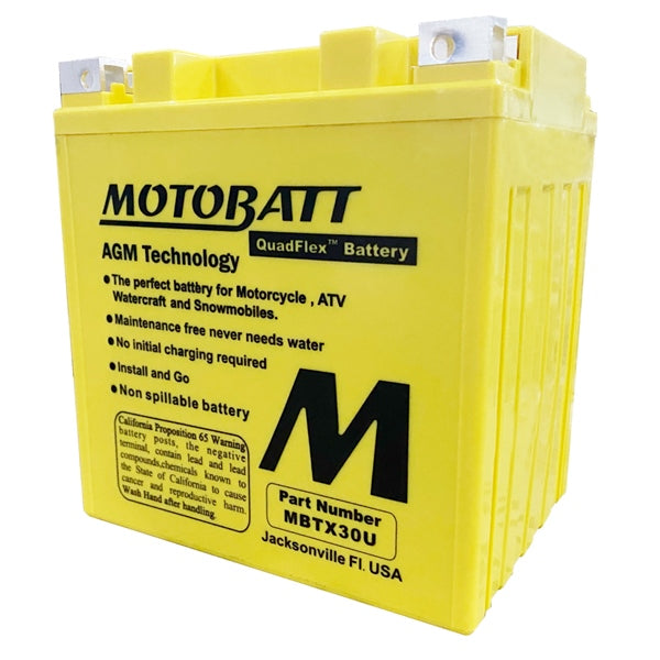 Motobatt MBTX30U Battery Quadflex