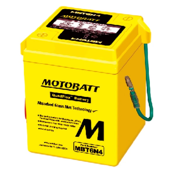 Motobatt MBT6N4 Battery Quadflex