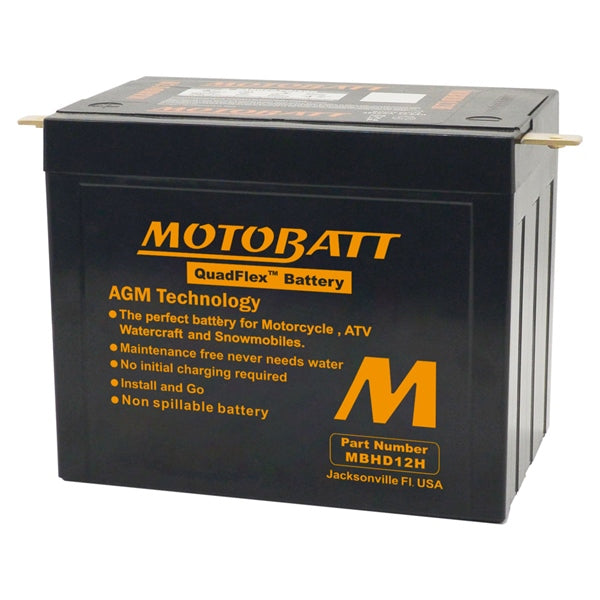 Motobatt MBHD12H Battery Quadflex