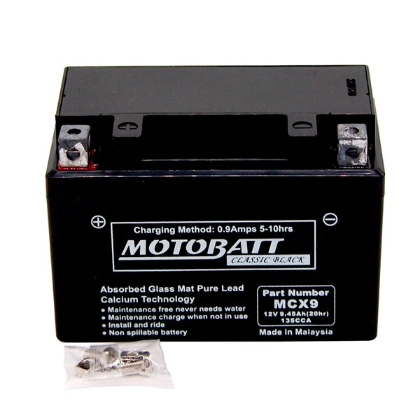 Motobatt MCX9 Battery AGM Classic
