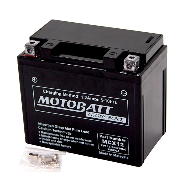 Motobatt MCX12 Battery AGM Classic