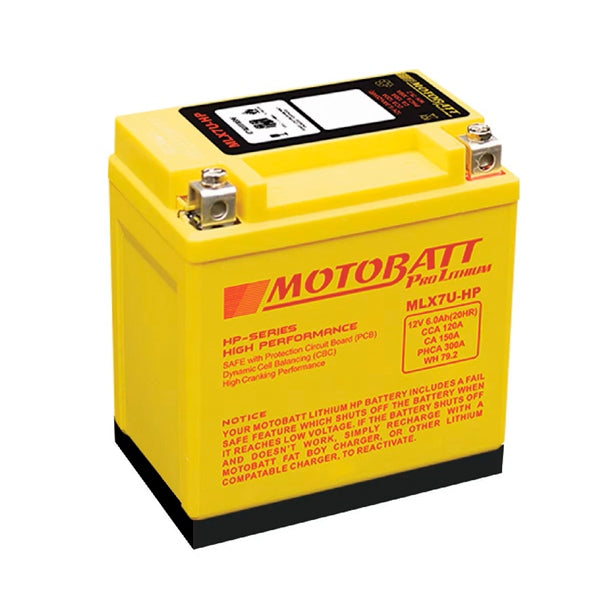 Motobatt MLX7U-HP Battery PRO Lithium