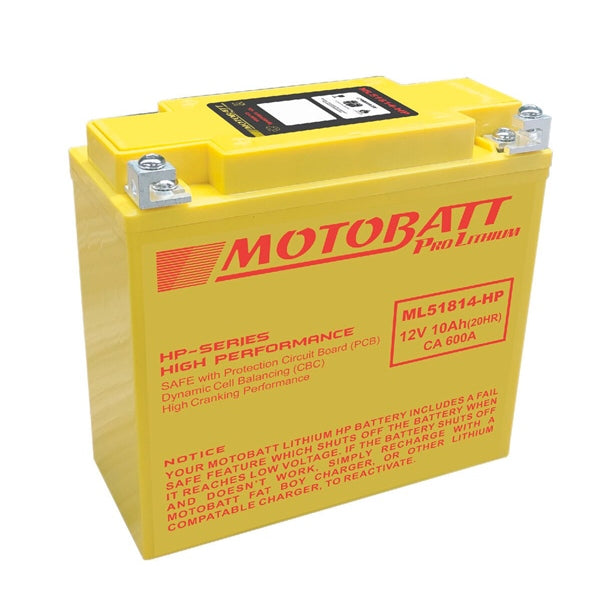 Motobatt ML51814-HP Battery PRO Lithium