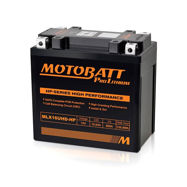 Motobatt MLX16UHD-HP Battery PRO Lithium