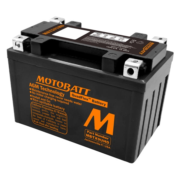 Motobatt MBTX9UHD Battery Quadflex