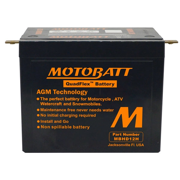Motobatt MBHD12HD Battery Qhadflex