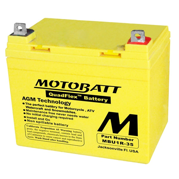 Motobatt MBU1R35 Battery Qhadflex