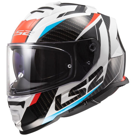 LS2 Helm Assault Racer Wh/rd/bl 3XL