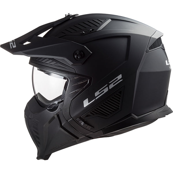 LS2 Helm Drifter Solid MAT BK S