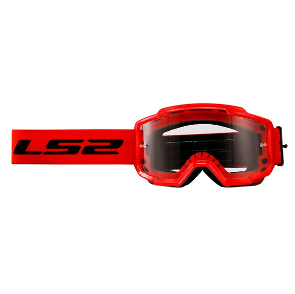 LS2 Gogg Charger Bk/rd CLR