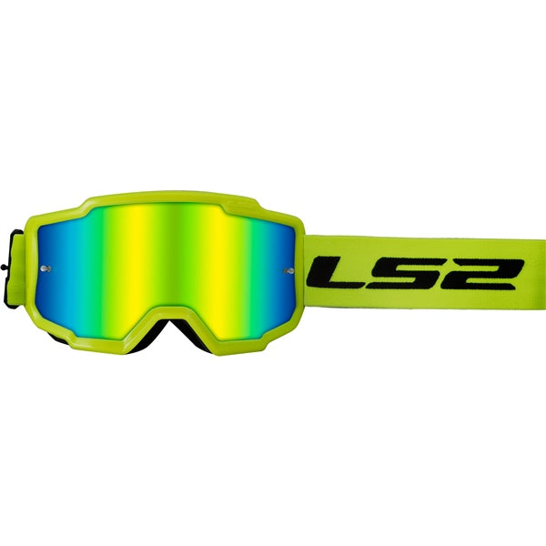 LS2 Gogg Charger Bk/hi-vis YE CLR