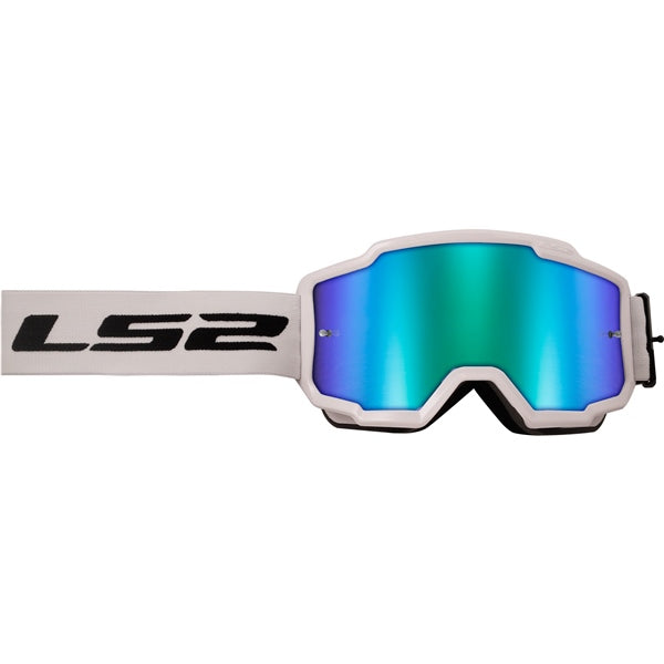 LS2 Gogg Charger WH CLR Hivis GR Iridium