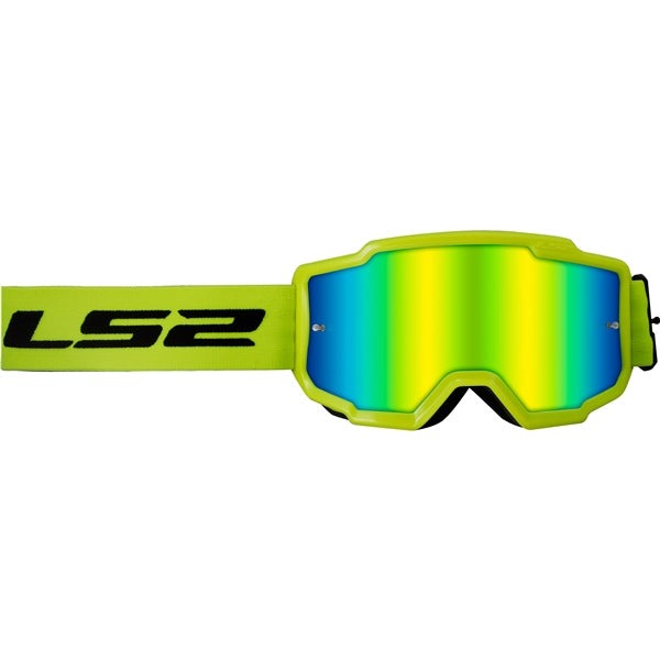 LS2 Gogg Charger Bk/hivis YE Hivis YE Irid