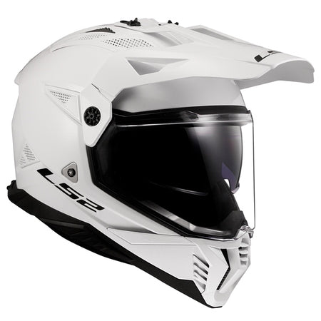 LS2 Helm Blaze II Solid W/sunv Gloss WH S