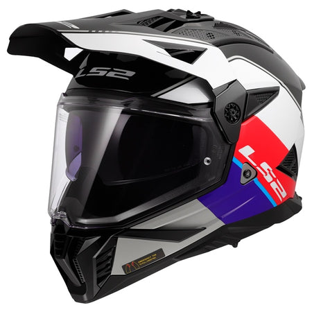 LS2 Helm Blaze II Rally W/sunv Rd/wh/bl