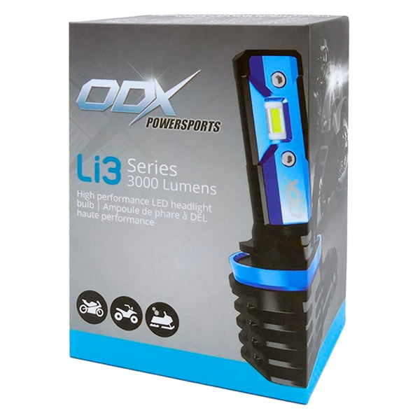 ODX LED Bulb LI3 3000 Lumens H7 QTY 1