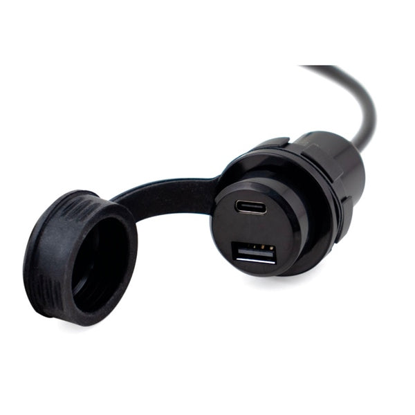 Koso Dual Port USB Charger Type A + C