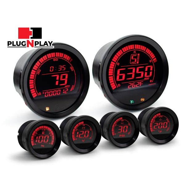 Koso Gauge LCD HD-02 KIT BK Harley