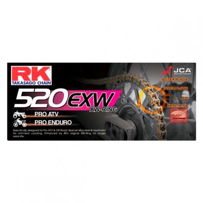 RKexcel 520EXW 118L Natural RK Chain