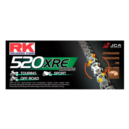 RKexcel 520XRE 102L Natural RK Chain