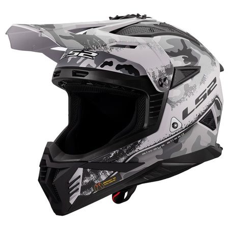 LS2 Helm Gate II Carbine Tonal Gy/bk XS