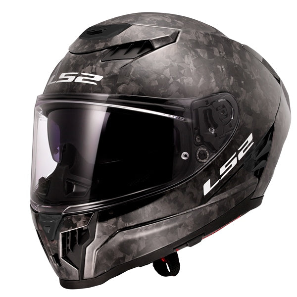 LS2 Helm Dragon Carb Forg W/sunv Glos BK L