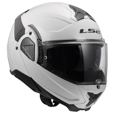 LS2 Helm Advant II Solid W/sunv Gloss WH S