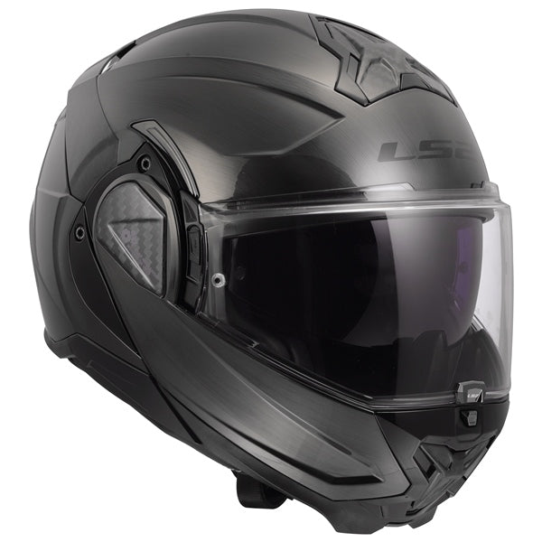 LS2 Helm Advant II Jeans W/sunv Gloss GY XL