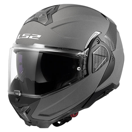 LS2 Helm Advant II Solid W/sunv GY L