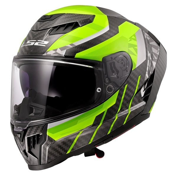 LS2 Helm Dragon Trax H-vis YE M