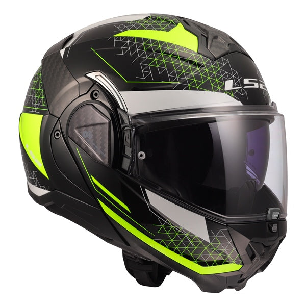 LS2 Helm Advant II Astral H-vis YE 2XL