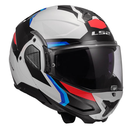 LS2 Helm Advant II Triple Wh/bl/rd 3XL