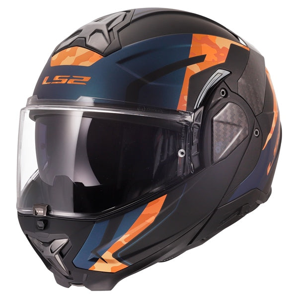 LS2 Helm Advant II Glide MAT BK OG XL