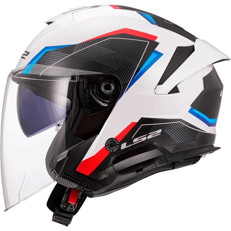 LS2 Helm Verso II AIR Wh/bl/rd