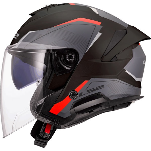LS2 Helm Verso II AIR Bk/rd XS