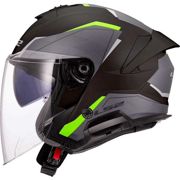 LS2 Helm Verso II AIR MAT Bk/h-vis YE 3XL