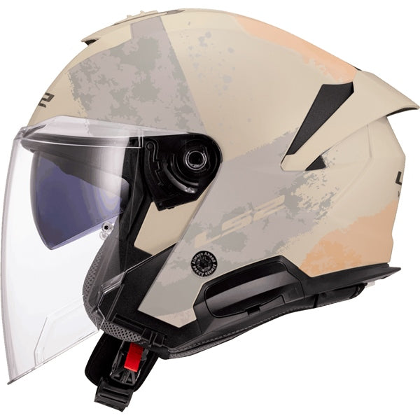LS2 Helm Verso II Aqua MAT Ivory M
