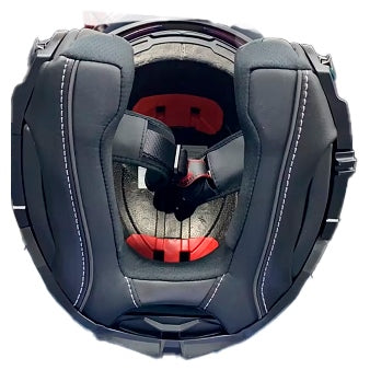 LS2 Cheek PAD Advant II Bk/rd M/XL