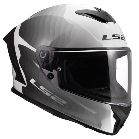 LS2 Helm Rapid III Flow Wh/gy S