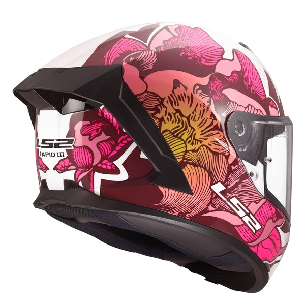 LS2 Rapid III Full-Face Helmet - Poppies II