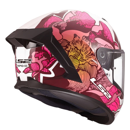 LS2 Rapid III Full-Face Helmet - Poppies II