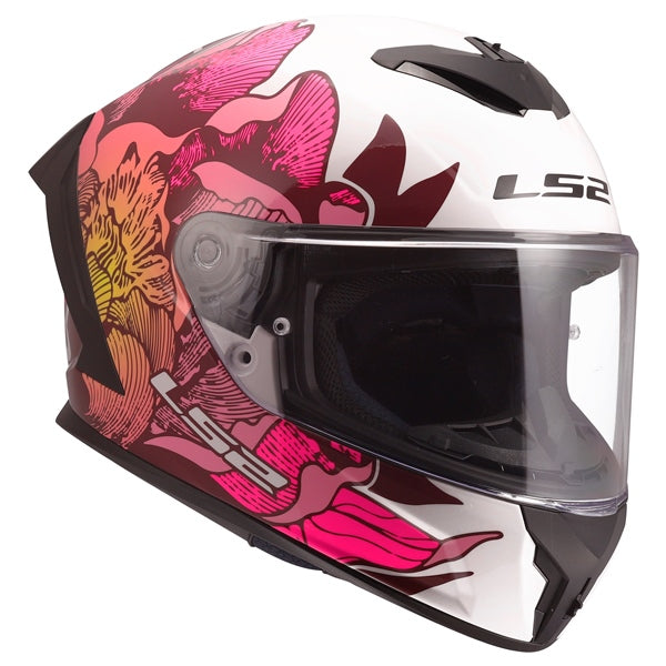 LS2 Helm Rapid III Poppies II Wh/pi XL