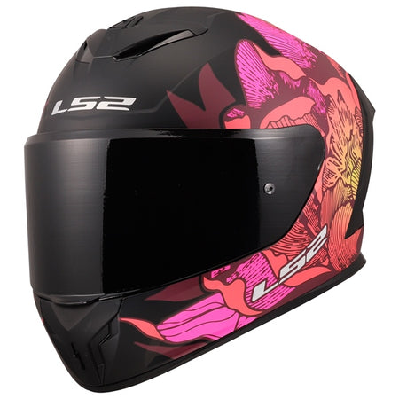 LS2 Helm Rapid III Poppies II MAT Bk/pi