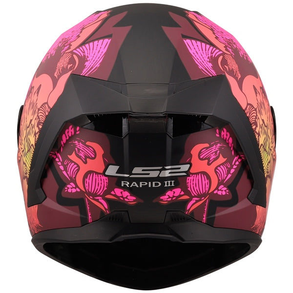 LS2 Rapid III Full-Face Helmet - Poppies II