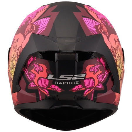 LS2 Rapid III Full-Face Helmet - Poppies II