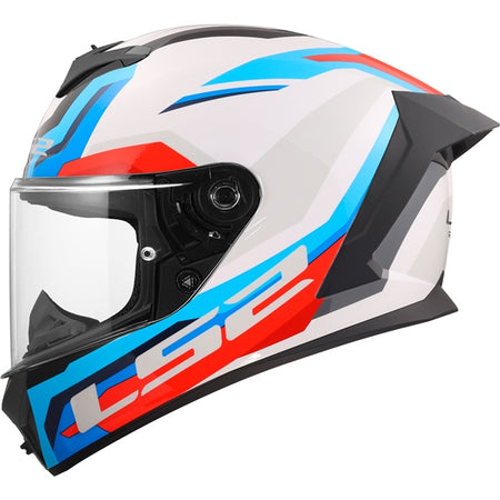 LS2 Helm Rapid III Hyper Wh/bl/rd 2XS